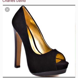 Charles David Black High Heels